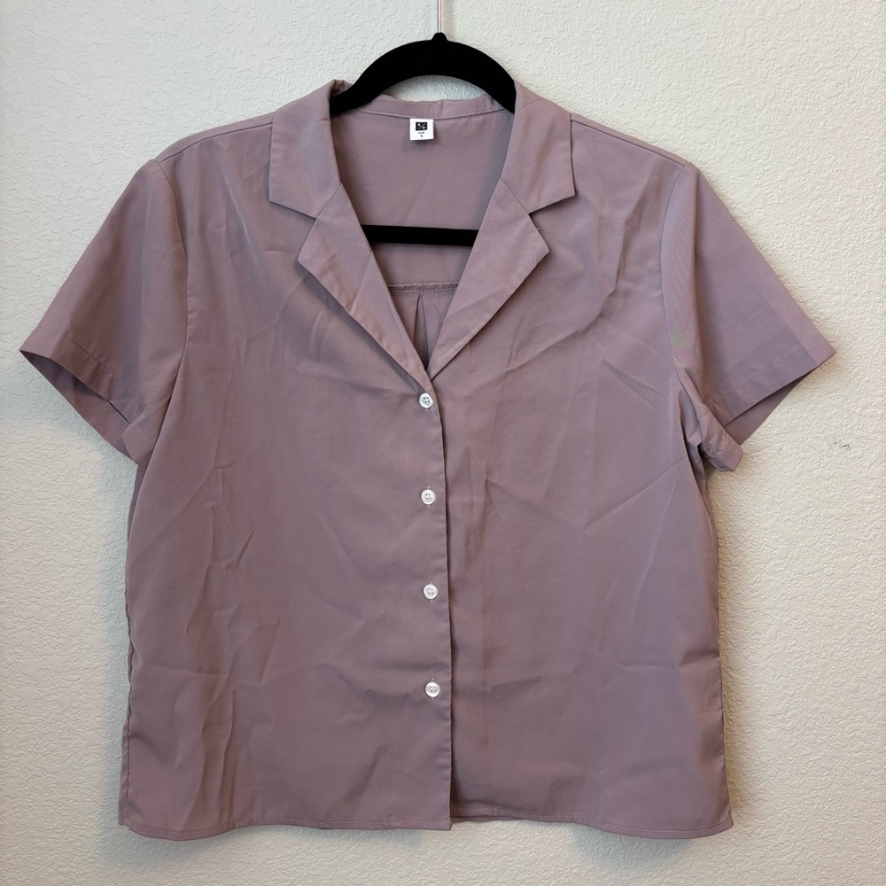 50 Percent Purple Short Sleeve Shirt